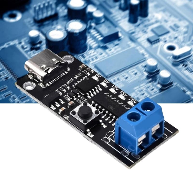 Electronics And Gadgets With C - USB CクイックチャージスターターモジュールスターターボードUSB C 5V 9V 12V