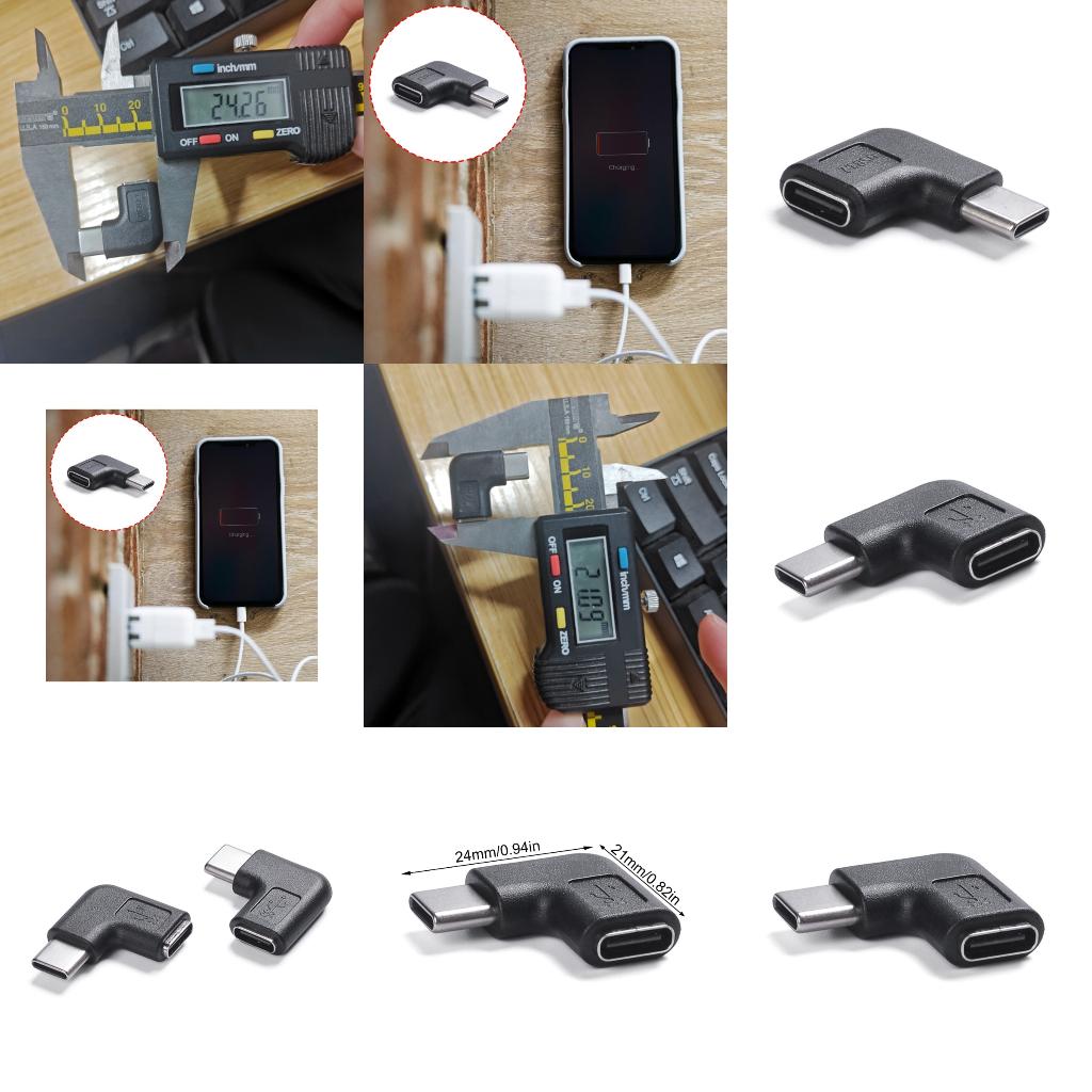 Electronics And Gadgets With C - 90 度 USB C カプラー ラップトップ