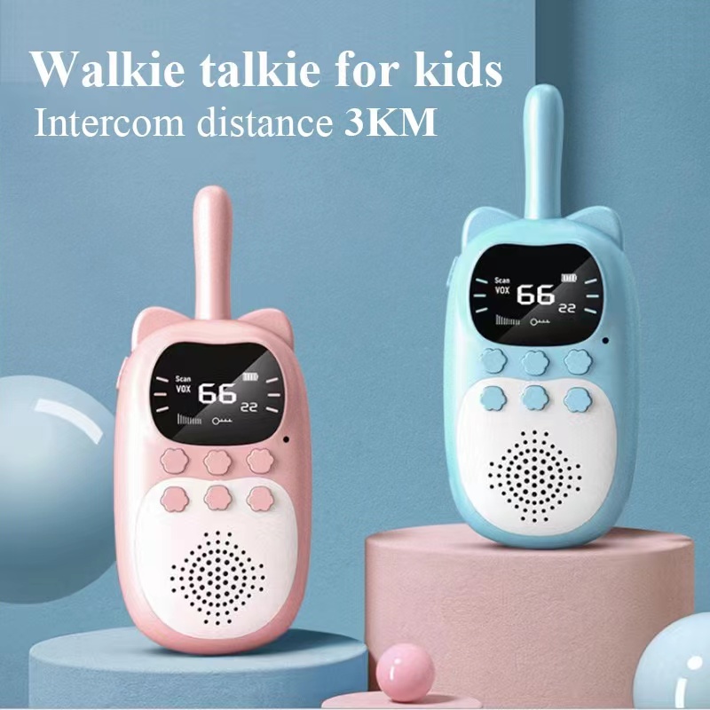 Electronics And Gadgets Ce - 子供用トランシーバー 2個セット 電子玩具 子供用スパイガジェット ベビーラジオ電話 3km範囲