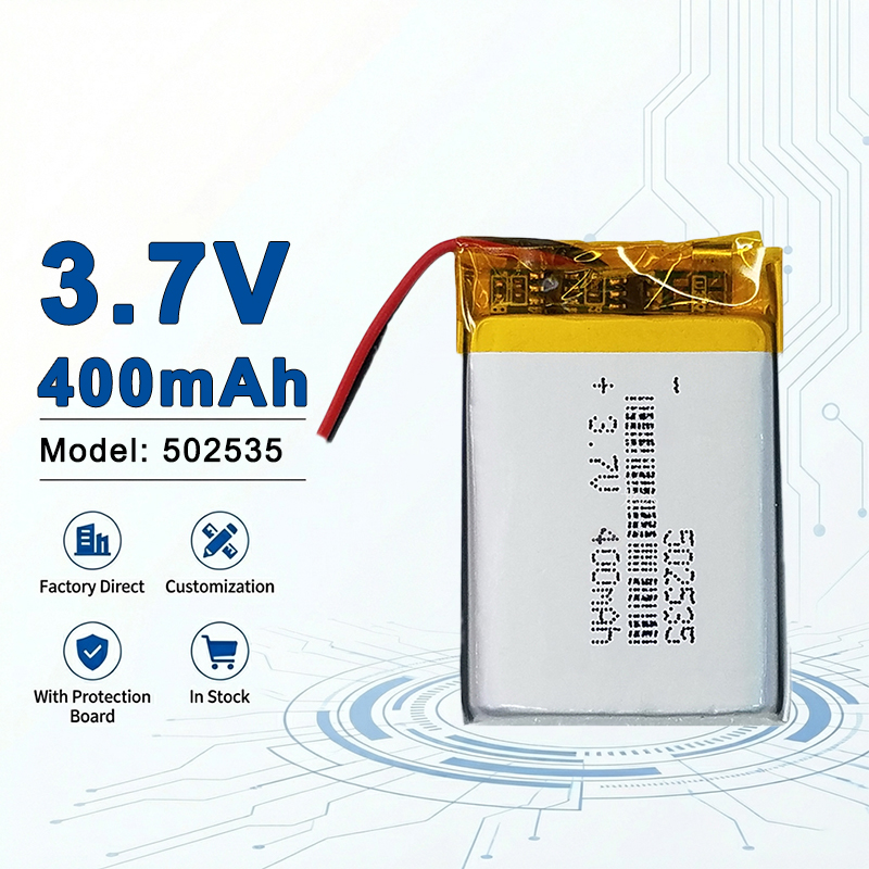 502535 3.7V 400mAh リポバッテリー 安定し - Electronics And Gadgets Ce のレビューと価格