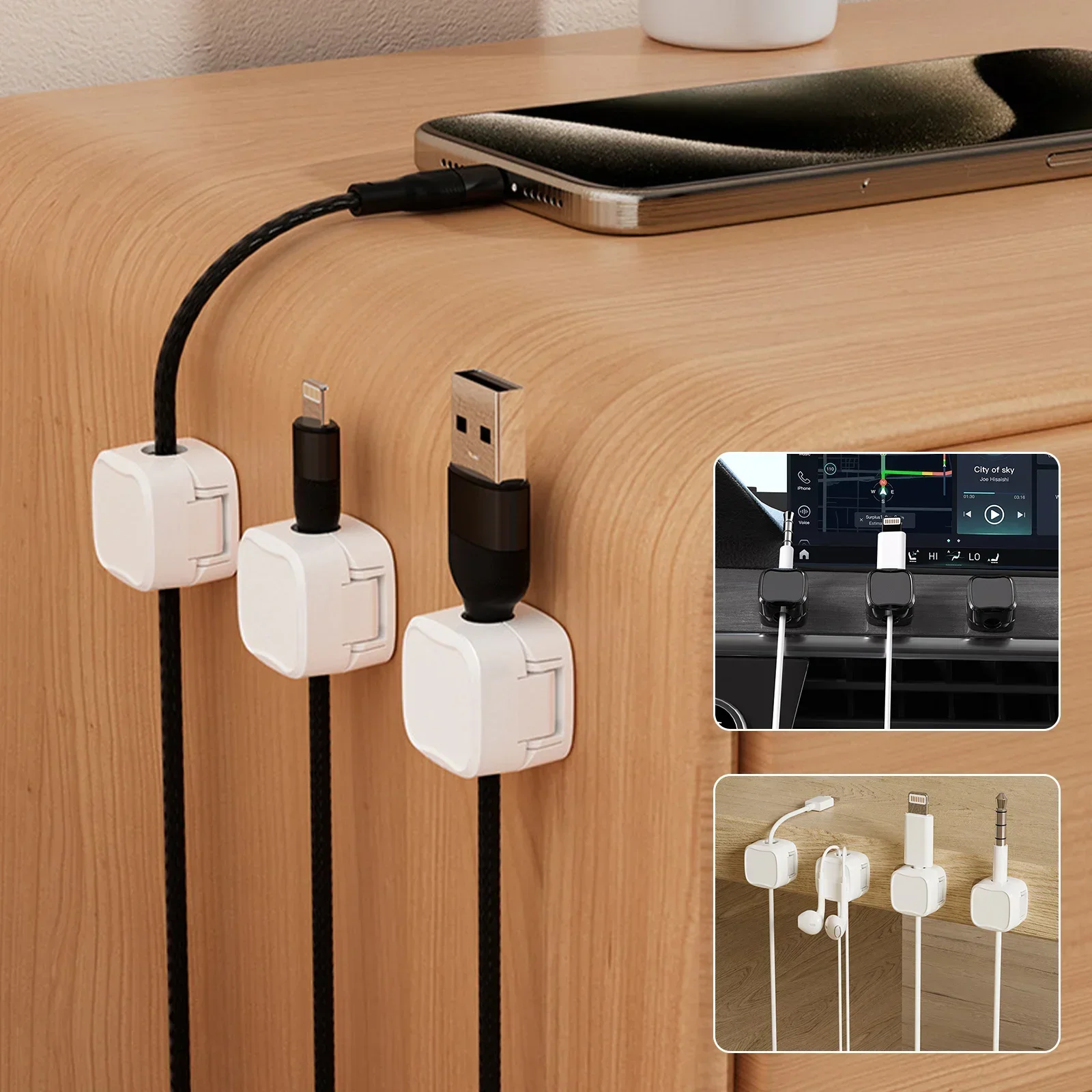 6/12/24 個磁気ケーブルオーガナイザークリップケーブル - Magnetic Charging Cable のレビューと価格