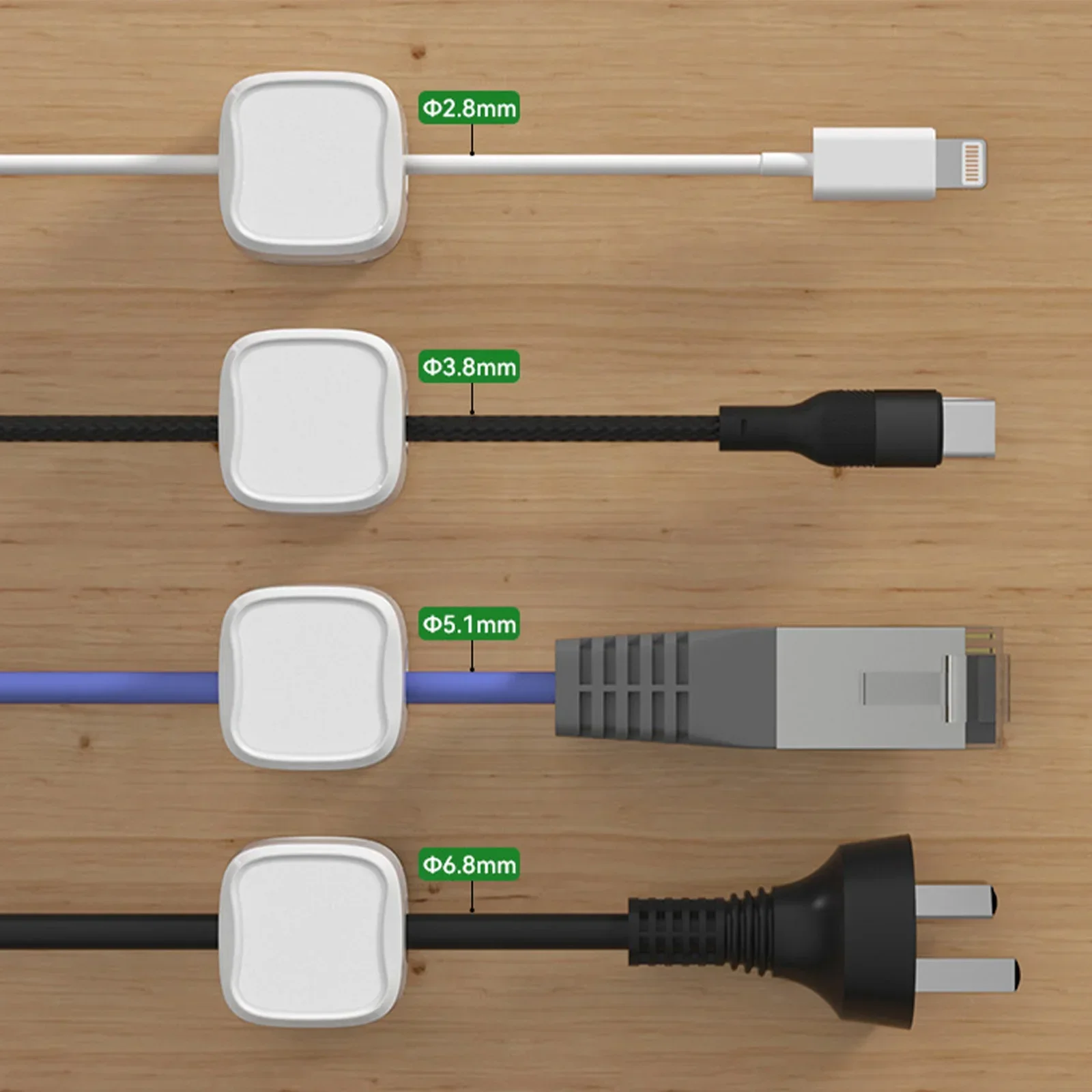 6/12/24 個磁気ケーブルオーガナイザークリップケーブル - Magnetic Charging Cable のレビューと価格