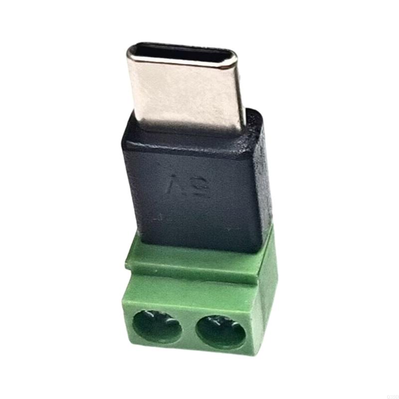 タイプ C オス - 2Pin 5V 圧着グリーン端子アダプ - Electronics And Gadgets With C のレビューと価格