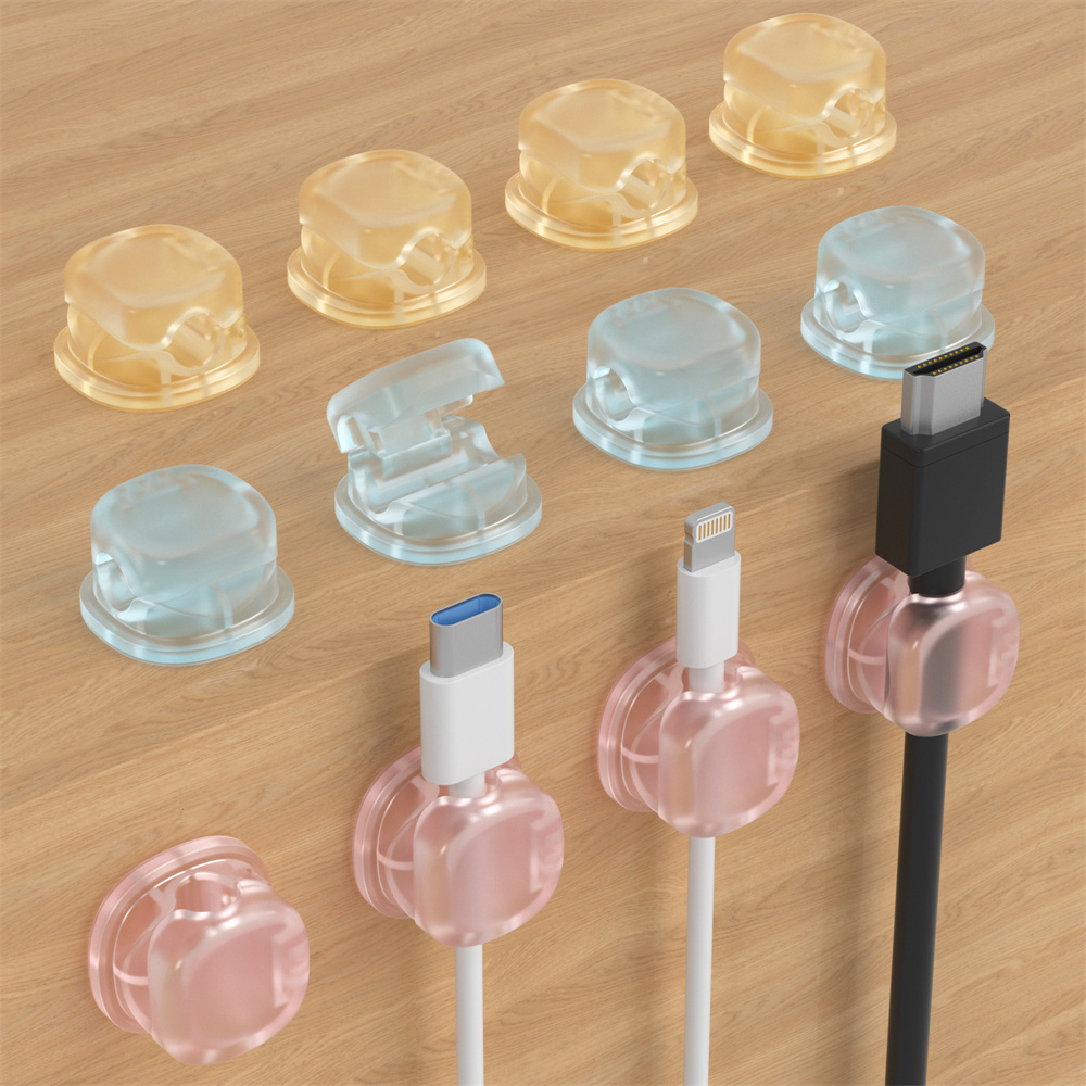 3色透明マグネット式ケーブルオーガナイザー、データケーブルホ - Magnetic Charging Cable のレビューと価格