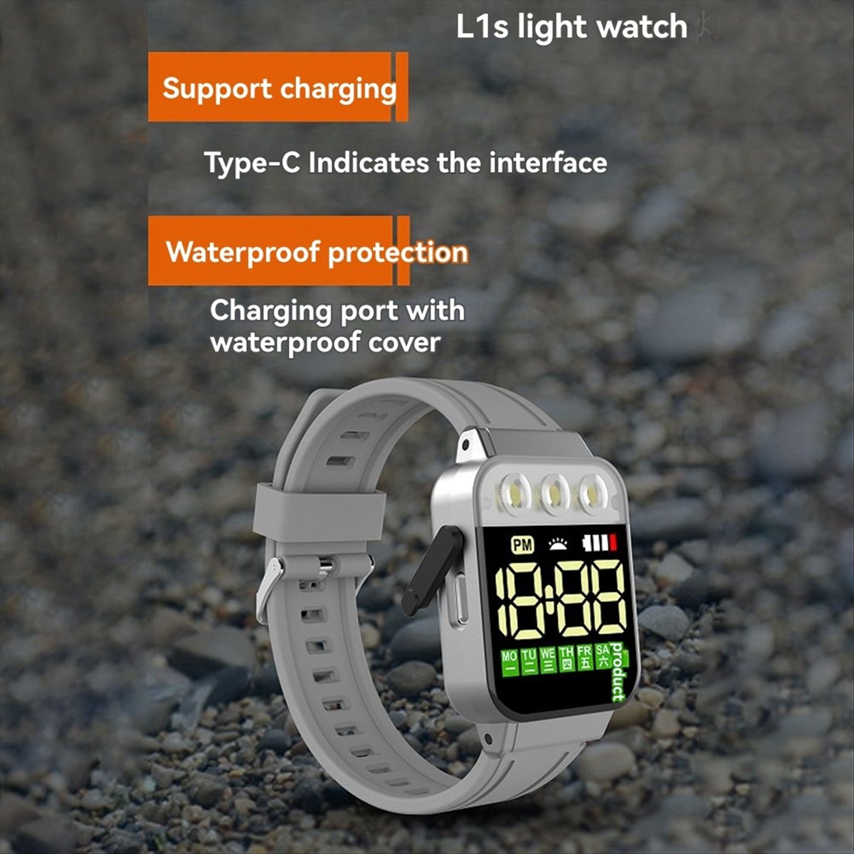 HAPPY DIAN!スポーツ LED 電子時計 USB 充 - Electronics Gadgets For Men のレビューと価格