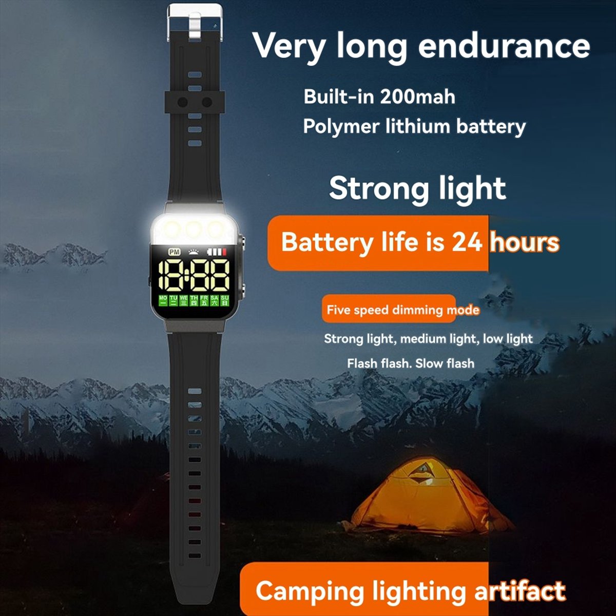 HAPPY DIAN!スポーツ LED 電子時計 USB 充 - Electronics Gadgets For Men のレビューと価格