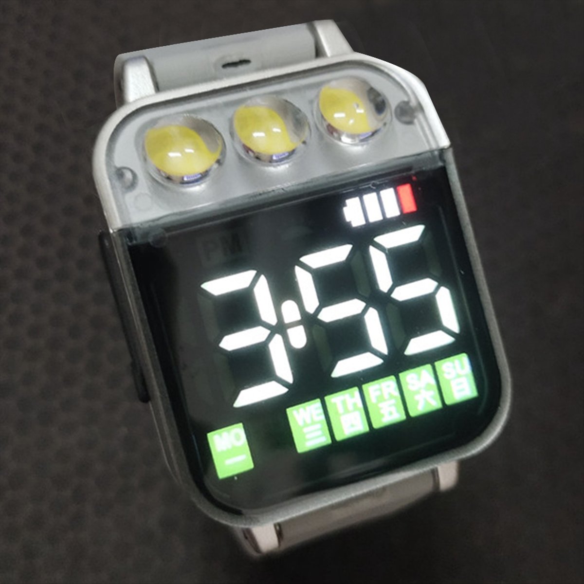 HAPPY DIAN!スポーツ LED 電子時計 USB 充 - Electronics Gadgets For Men のレビューと価格