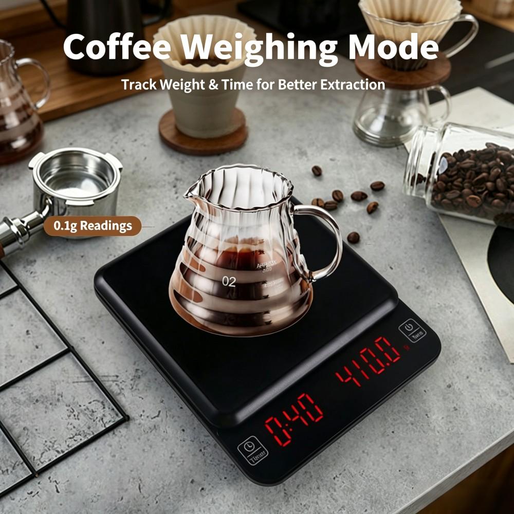 3kg/0.1g高精度デジタルコーヒースケール、LEDポータ - Electronics & Gadgets Beginning With D のレビューと価格