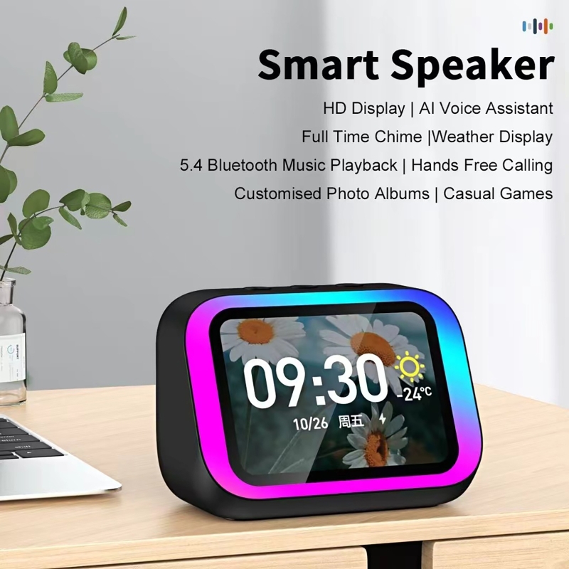 AI音声アシスタント Bluetoothスピーカー RGBカ - Electronics For Home のレビューと価格