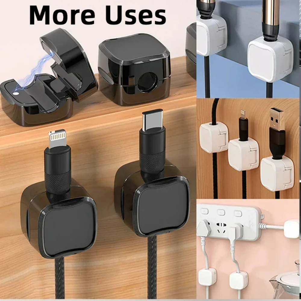 36/16/8/3個入り 磁気ケーブルクリップ ケーブル粘着 - Magnetic Charging Cable のレビューと価格