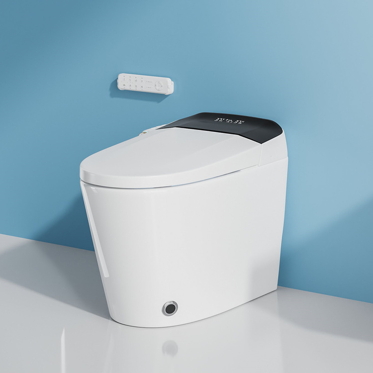 家庭装飾浴室スマート電子自動洗浄センサー付き水洗トイレ - Electronics For Home のレビューと価格