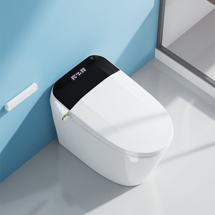 家庭装飾浴室スマート電子自動洗浄センサー付き水洗トイレ - Electronics For Home のレビューと価格