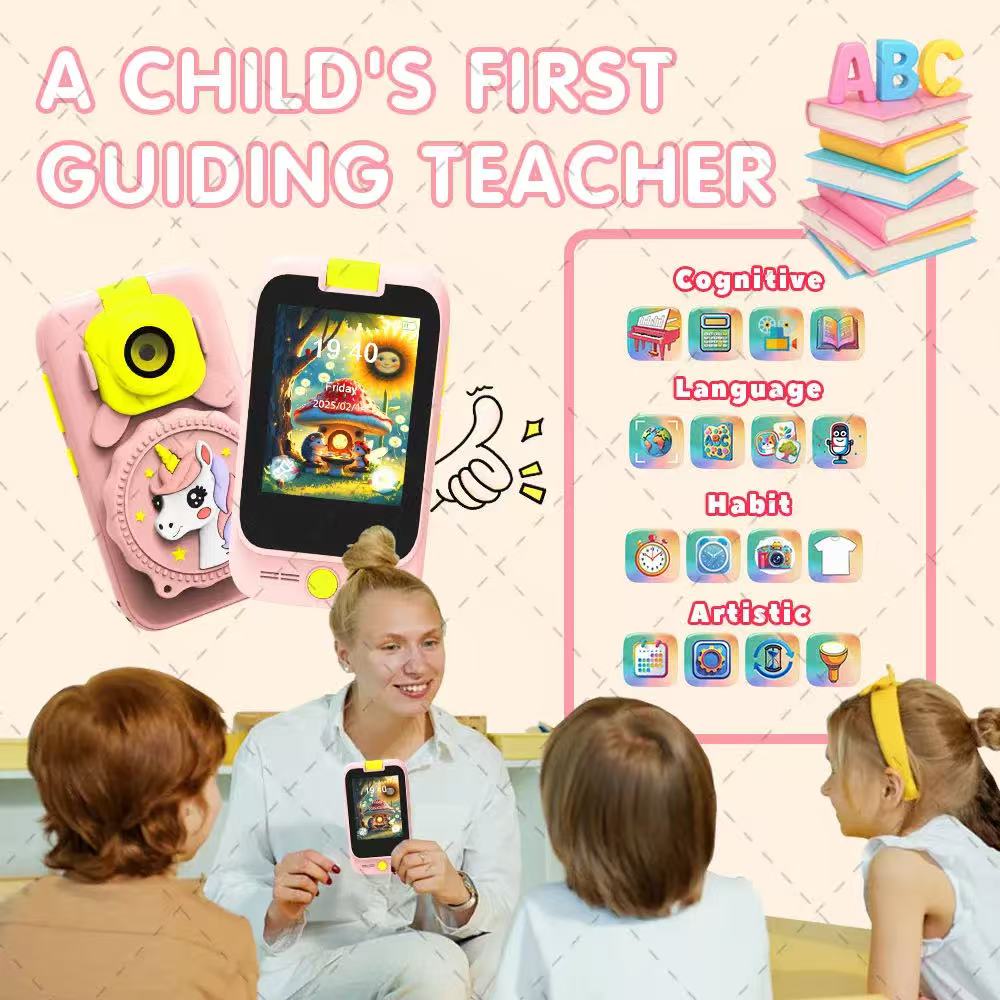 4歳から6歳の子供に適した教育用カメラフォン玩具で、回転式高 - Electronics & Gadgets Beginning With D のレビューと価格