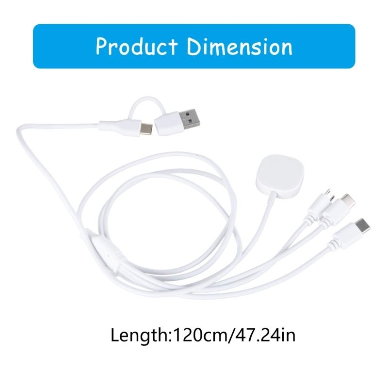 日常の電子機器用の高効率 4 in 1 USB C マルチ充 - Electronics And Gadgets With C のレビューと価格