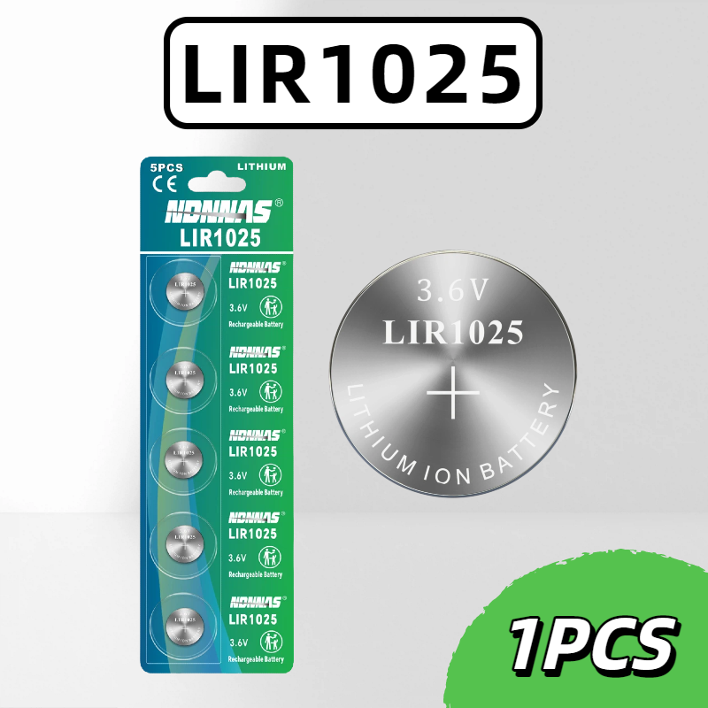 Lir1025 CR1025リチウムコイン電池 再利用可能  - Electronics And Gadgets Ce のレビューと価格