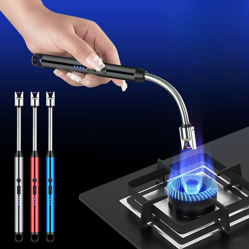 延長ホースアーク点火ガン電子パルスType-C急速充電防風ラ - Electronics And Gadgets With C のレビューと価格
