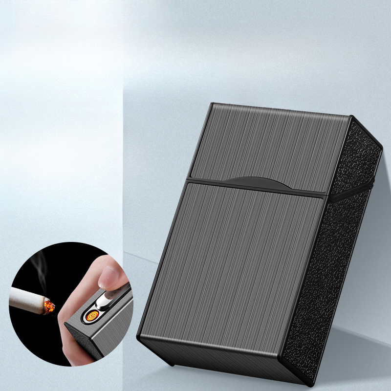 2 で 1 20 シガレットケースライターケース USB 充 - Electronics Gadgets For Men のレビューと価格
