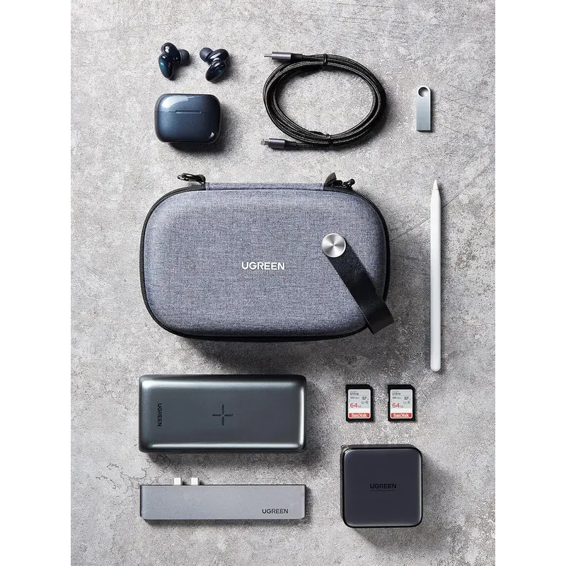 オリジナル UGREEN トラベルアクセサリーバッグ ポータ - Electronics Gadgets Bag のレビューと価格