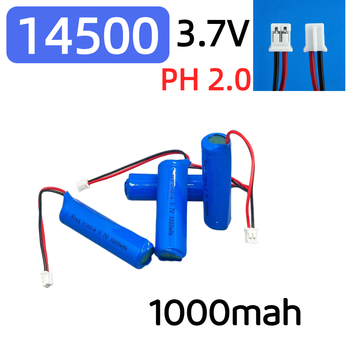 14500 1000mAh 3.7V 充電式バッテリー 電子 - Electronics And Gadgets Ce のレビューと価格